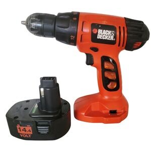 Black and Decker 14.4 Volt Cordless Drill Driver PS140 Power Pack Type3 Untested